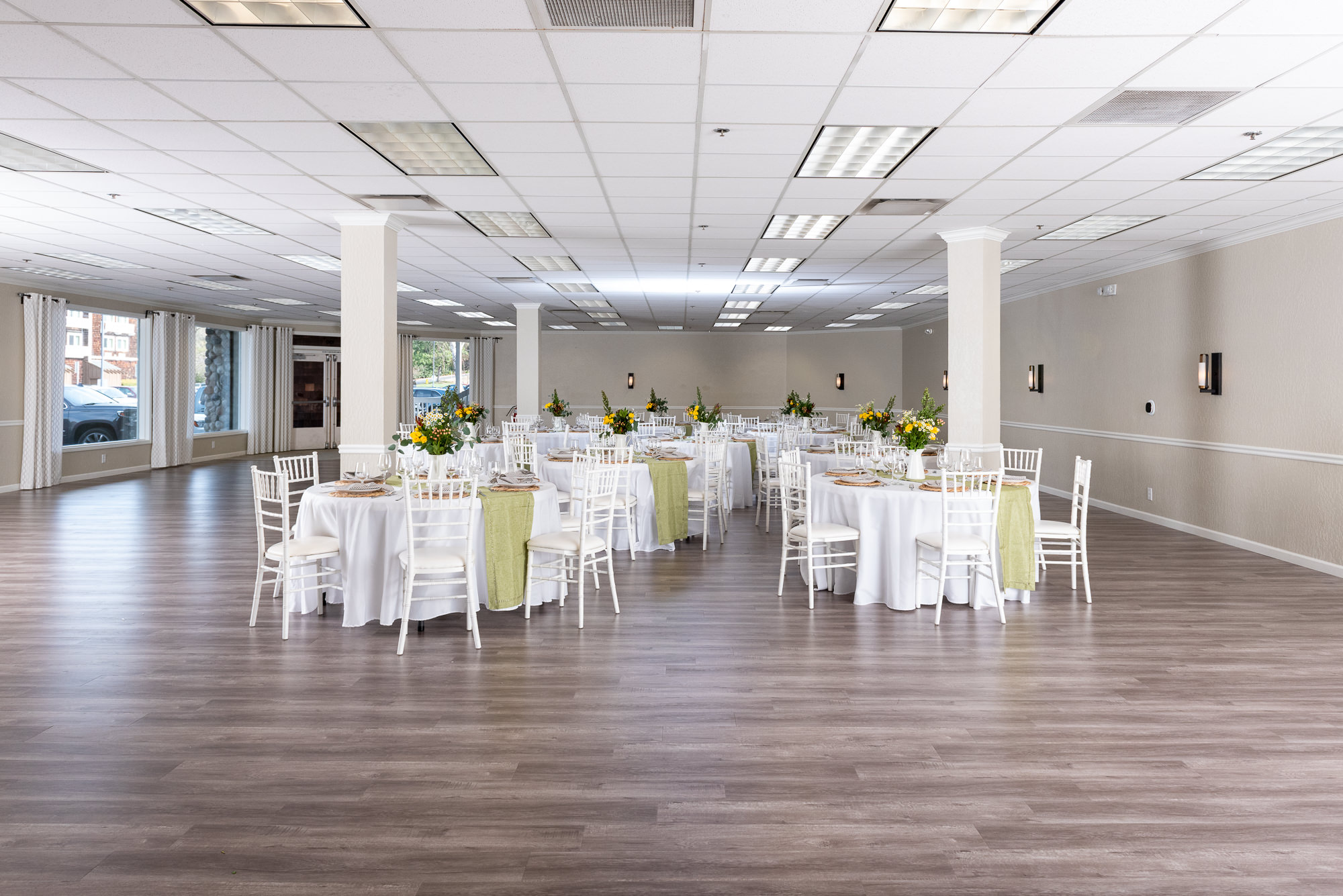 The Commons event space at Granite City Workspaces in Folsom, CA