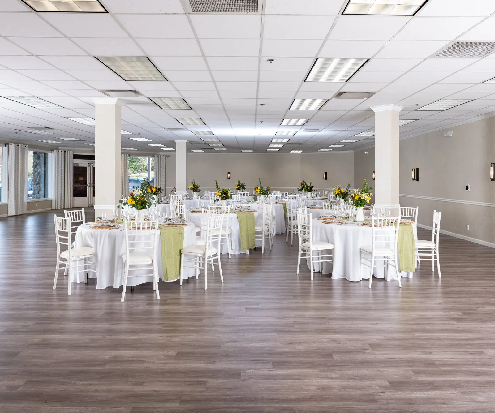 The Commons event space at Granite City Workspaces in Folsom, CA