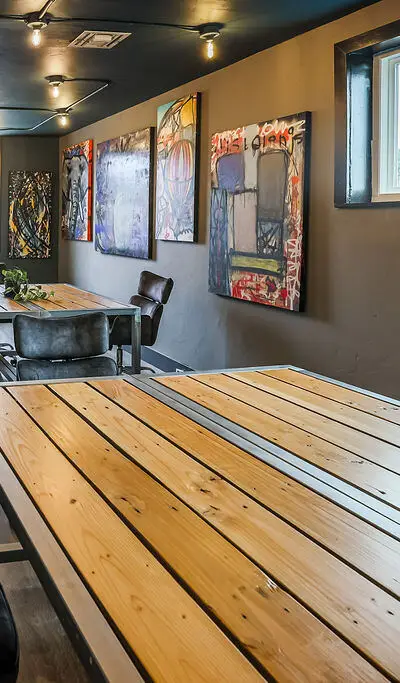 The Loft meeting room angle view in Folsom, CA