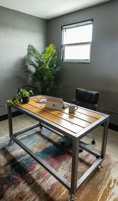 The Loft private desk with natural light in Folsom, CA